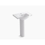 Kohler 24 Pedestal Bathroom Sink W/ Single Faucet Hole 5266-1-0